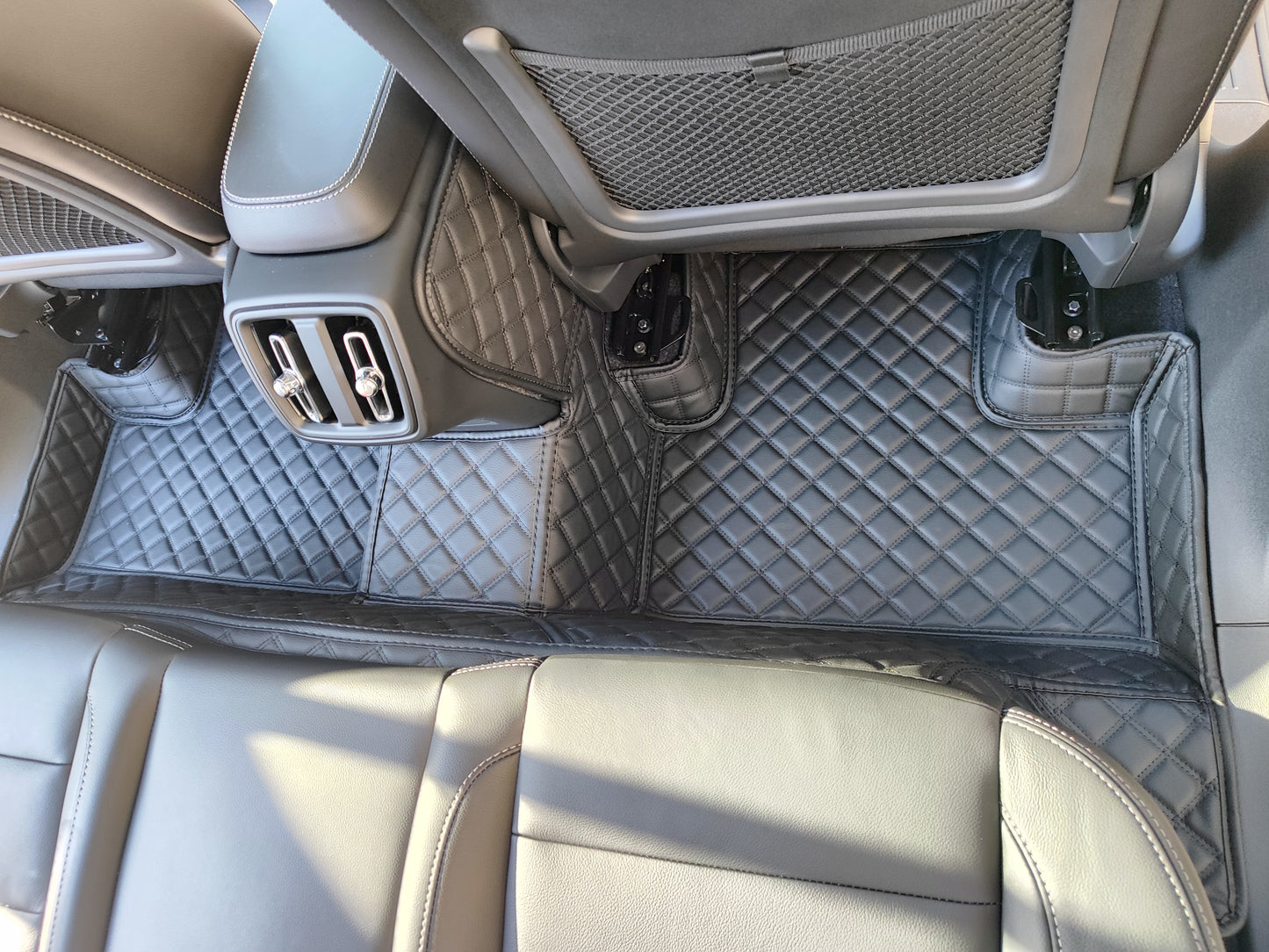 PU leather 3D floor mats for Audi