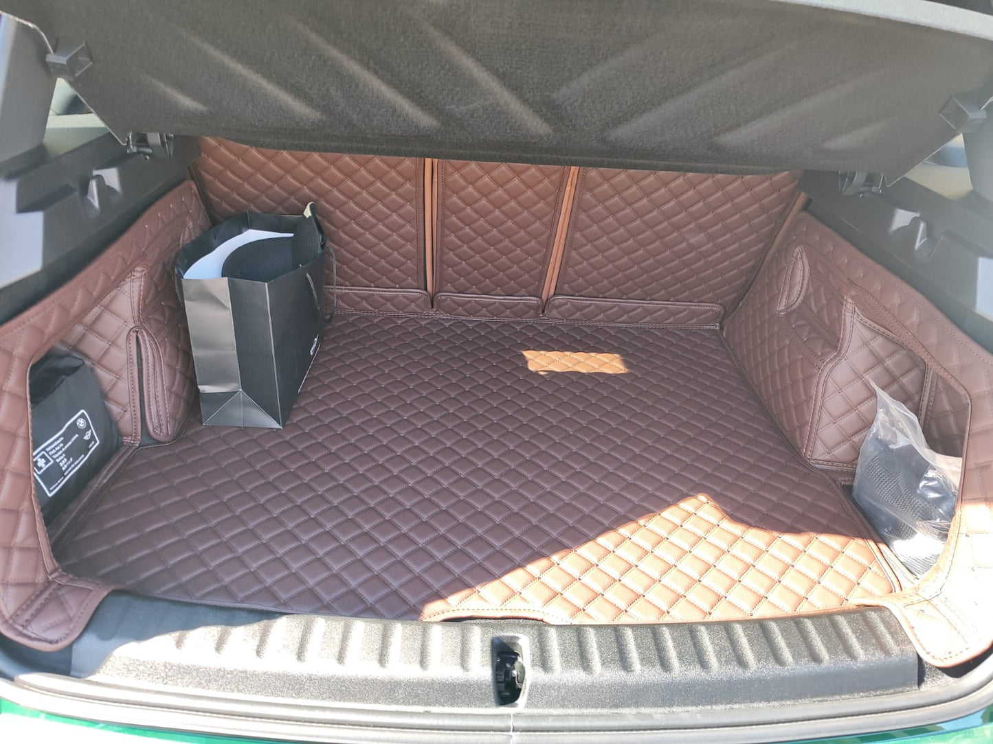 PU leather 3D boot liners for MINI