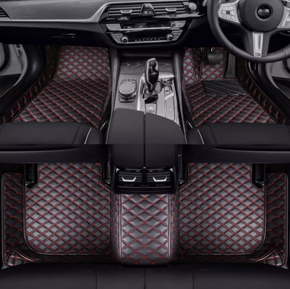 PU leather 3D floor mats for Ferarri