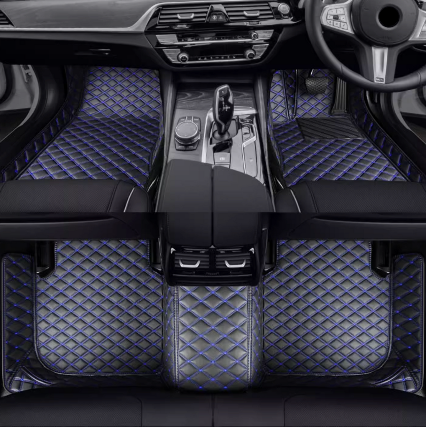 PU leather 3D floor mats for LDV