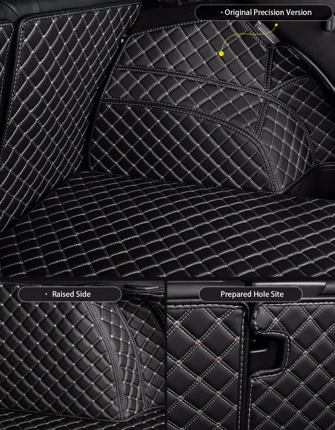 PU leather 3D boot liners for Hummer