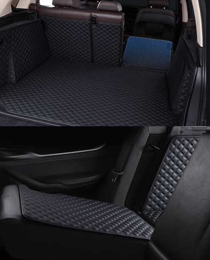 PU leather 3D boot liners for Renault