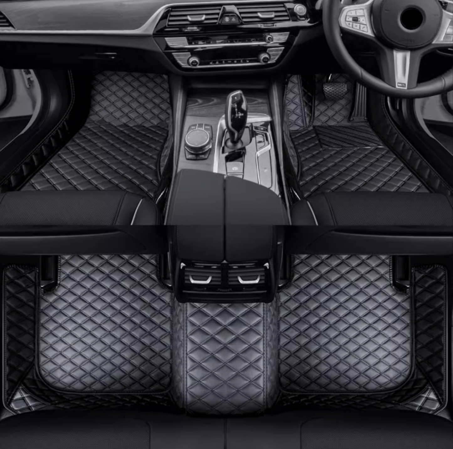 PU leather 3D floor mats for Lexus