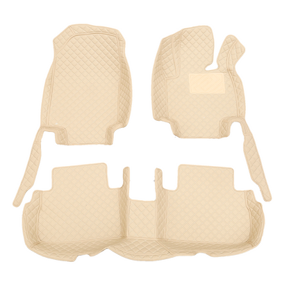 PU leather 3D floor mats for Fiat