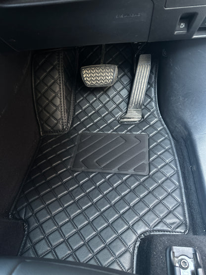 PU leather floor mats for Holden