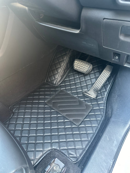 PU leather floor mats for Polestar