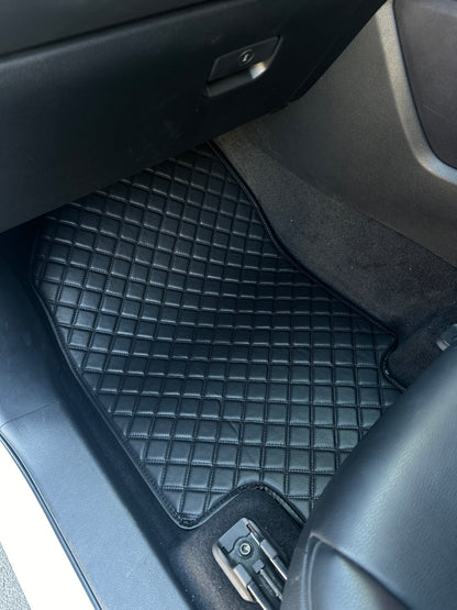 PU leather floor mats for Holden