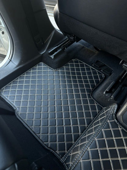 PU leather floor mats for Holden