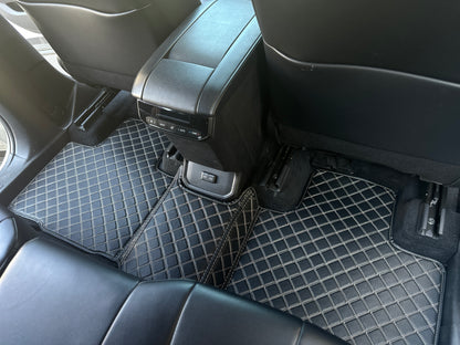 PU leather floor mats for Holden