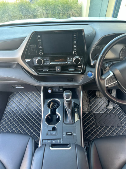 PU leather floor mats for Holden