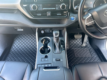 PU leather floor mats for Holden