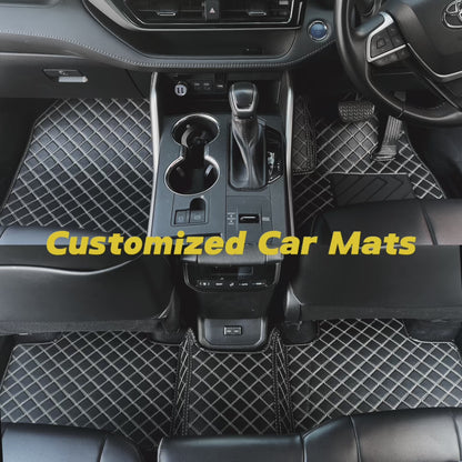 PU leather floor mats for Holden