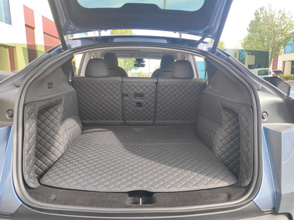 PU leather 3D boot liners for Tesla